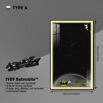 lego-Wall Frame for Lego 1989 Batmobile Display-collectors-uk