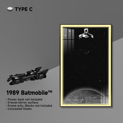lego-Wall Frame for Lego 1989 Batmobile Display-collectors-uk