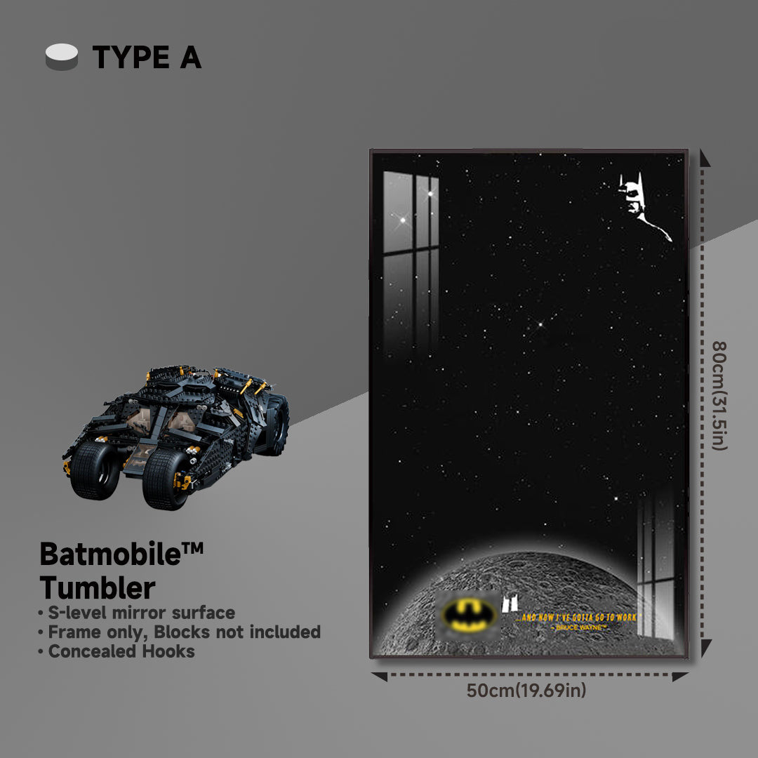 lego-Wall Display Frame for Lego Batmobile Tumbler-collectors-uk