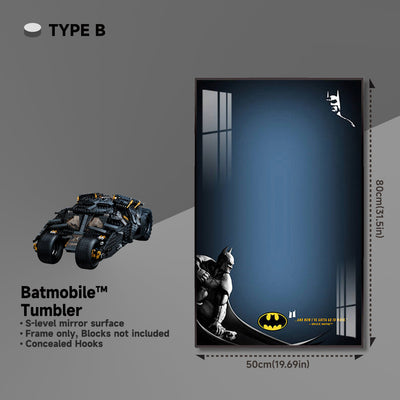 lego-Wall Display Frame for Lego Batmobile Tumbler-collectors-uk