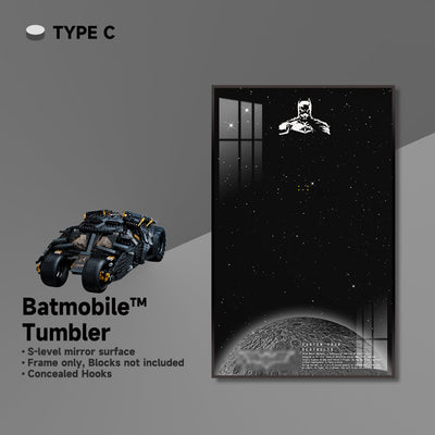 lego-Wall Display Frame for Lego Batmobile Tumbler-collectors-uk