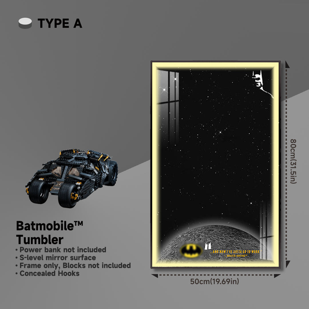 lego-Wall Display Frame for Lego Batmobile Tumbler-collectors-uk
