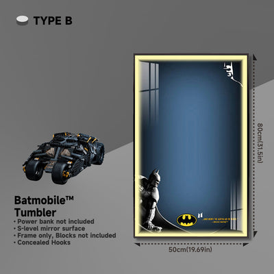 lego-Wall Display Frame for Lego Batmobile Tumbler-collectors-uk