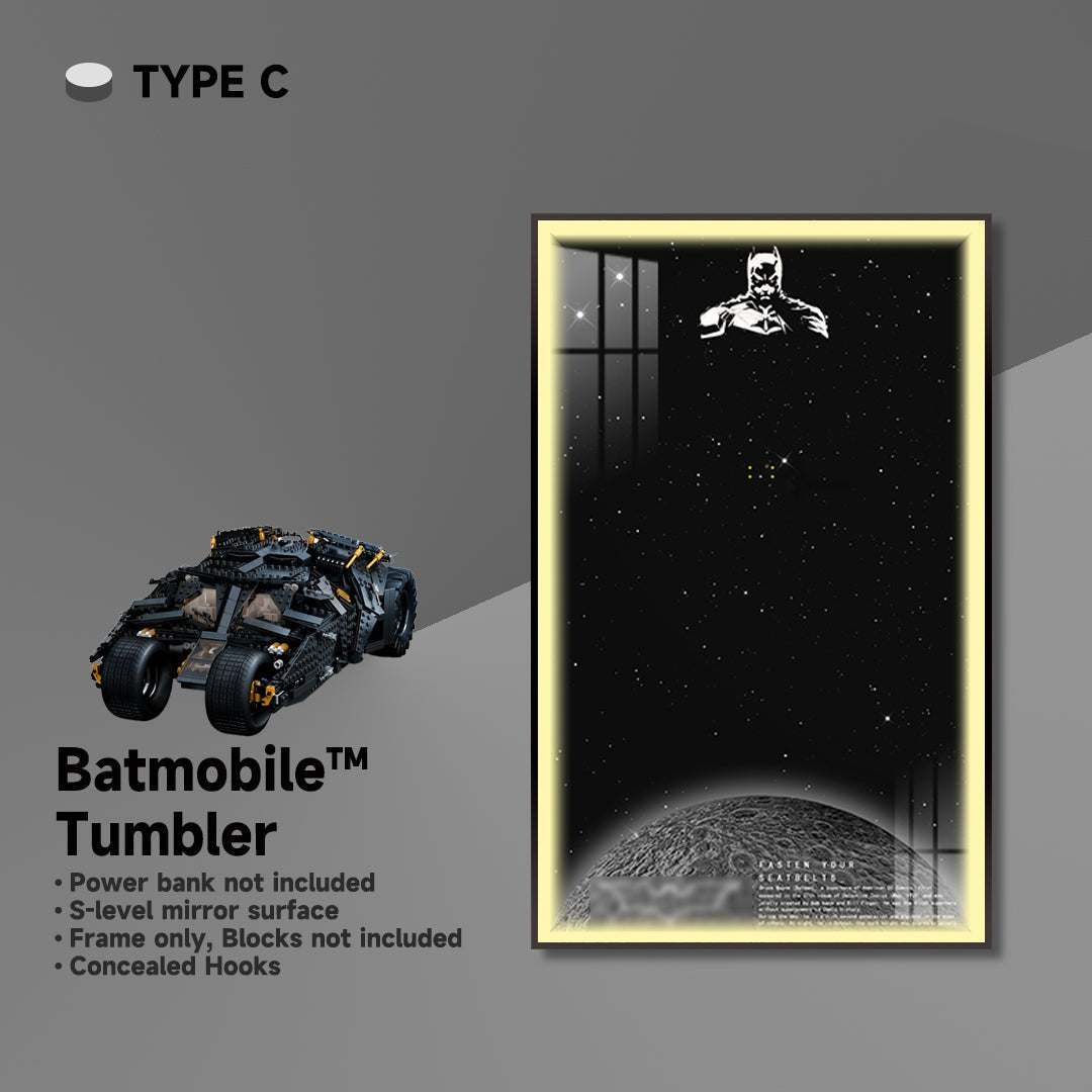 lego-Wall Display Frame for Lego Batmobile Tumbler-collectors-uk
