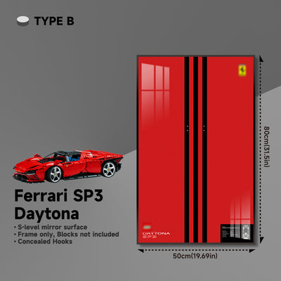 lego-Premium Wall Display Frame for LEGO® Technic™ Ferrari Daytona SP3 42143-collectors-uk