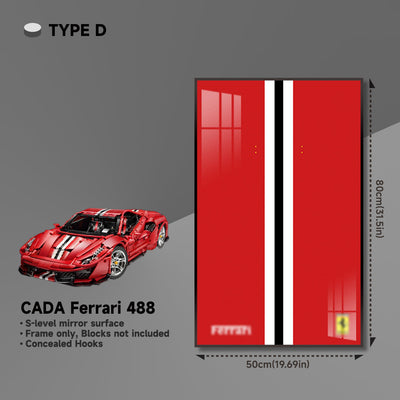 lego-Premium Wall Mount Display Frame for LEGO® Technic™ Ferrari 488 GTE 42125-collectors-uk