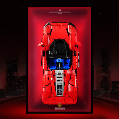 lego-Premium Wall Display Frame for LEGO® Technic™ Ferrari Daytona SP3 42143-collectors-uk