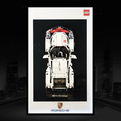 lego-Premium Wall Mount Display Frame for LEGO® Technic™ Porsche 911 RSR 42096-collectors-uk