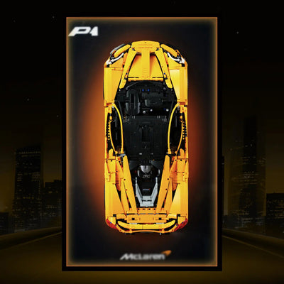 lego-Premium Wall Display Frame for LEGO® 42172 McLaren P1-collectors-uk