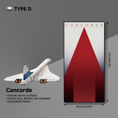 lego-LED Wall Display Frame for Lego Concorde Set-collectors-uk