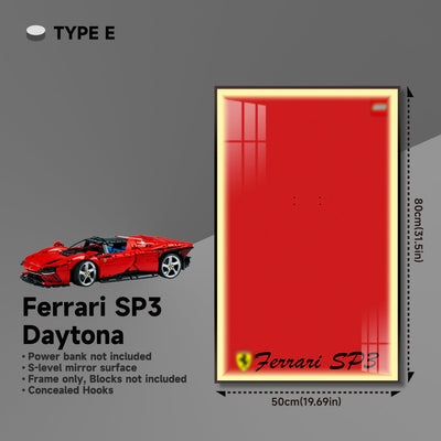 lego-Premium Wall Display Frame for LEGO® Technic™ Ferrari Daytona SP3 42143-collectors-uk