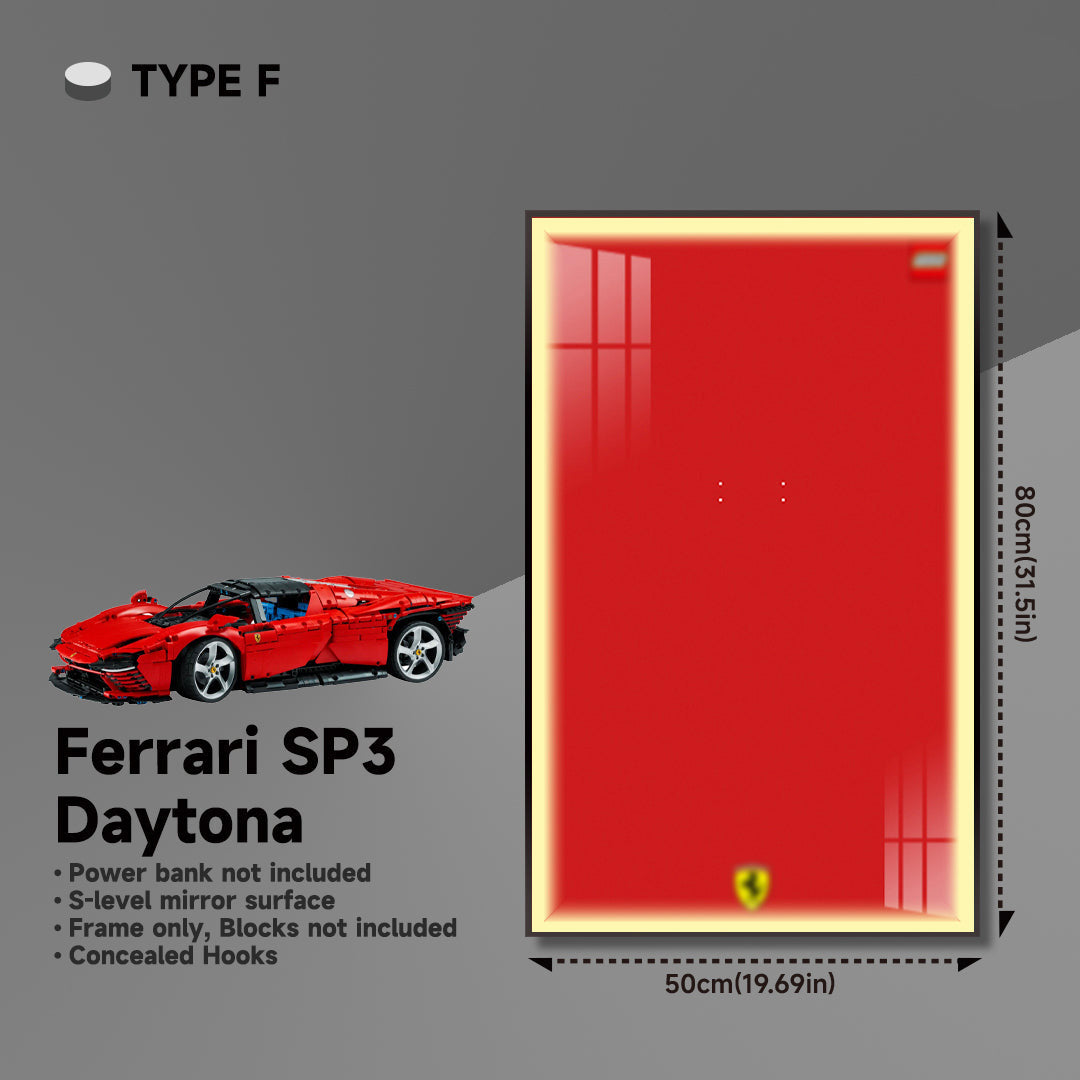 lego-Premium Wall Display Frame for LEGO® Technic™ Ferrari Daytona SP3 42143-collectors-uk