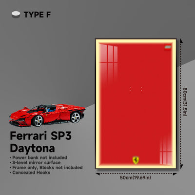 lego-Premium Wall Display Frame for LEGO® Technic™ Ferrari Daytona SP3 42143-collectors-uk