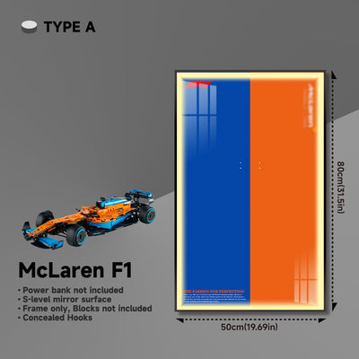 lego-Premium Wall Display for LEGO® Technic McLaren F1-collectors-uk