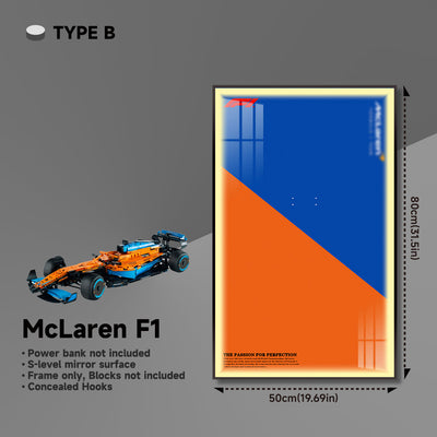 lego-Premium Wall Display for LEGO® Technic McLaren F1-collectors-uk