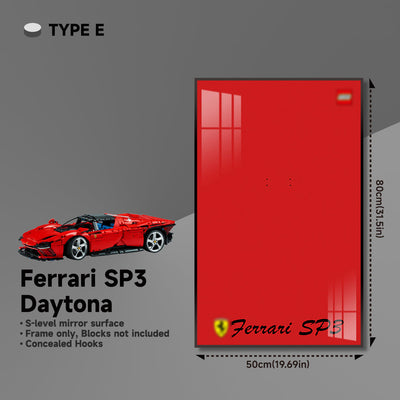 lego-Premium Wall Display Frame for LEGO® Technic™ Ferrari Daytona SP3 42143-collectors-uk