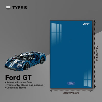 lego-Premium Wall Mount Display Frame for LEGO® Technic™ Ford GT 42154-collectors-uk