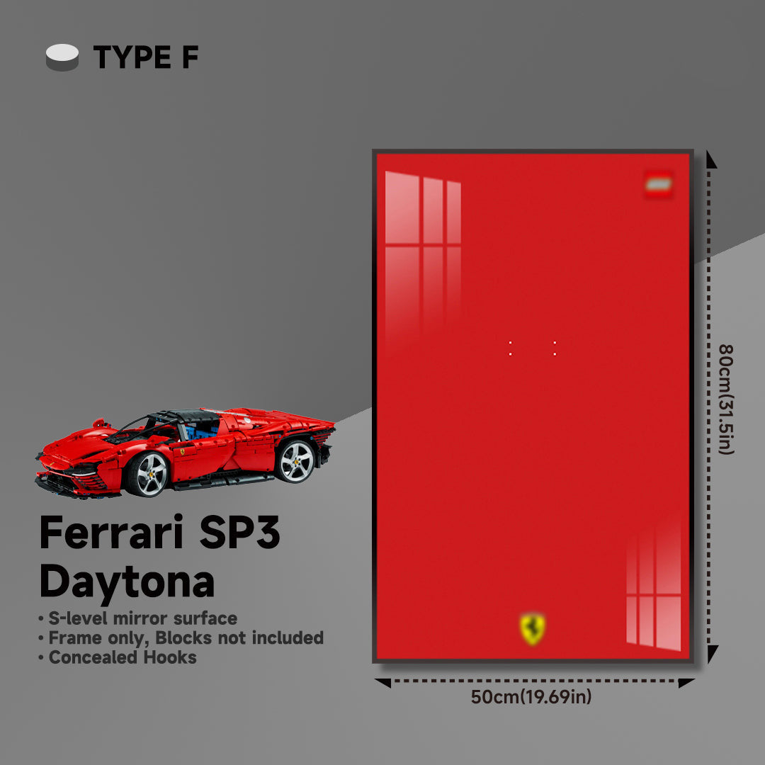 lego-Premium Wall Display Frame for LEGO® Technic™ Ferrari Daytona SP3 42143-collectors-uk
