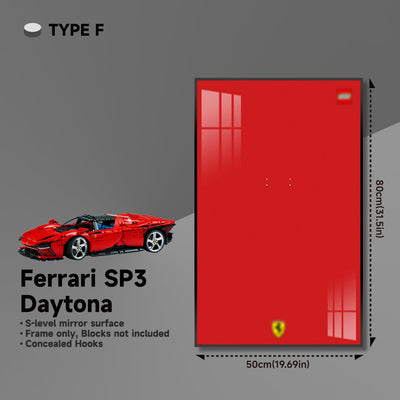 lego-Premium Wall Display Frame for LEGO® Technic™ Ferrari Daytona SP3 42143-collectors-uk