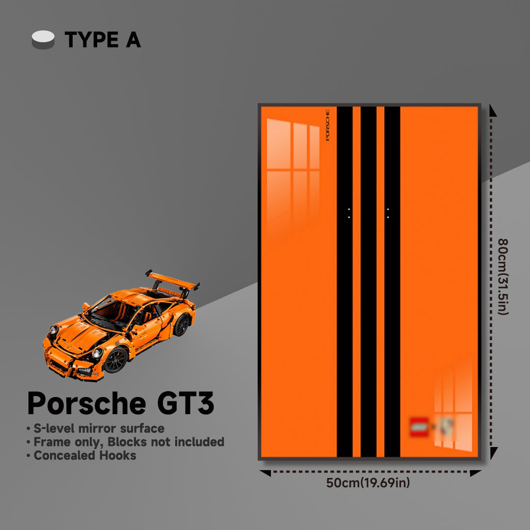 lego-Premium Wall Mount Display Frame for LEGO® Technic™ Porsche 911 GT3 RS 42056-collectors-uk
