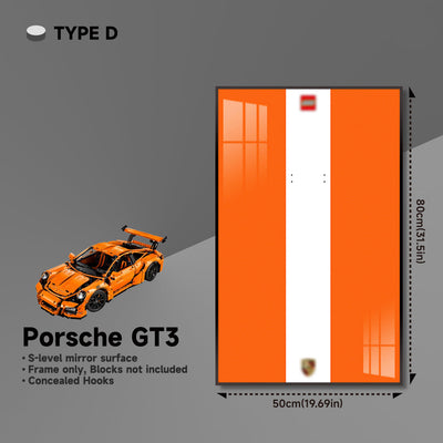 lego-Premium Wall Mount Display Frame for LEGO® Technic™ Porsche 911 GT3 RS 42056-collectors-uk
