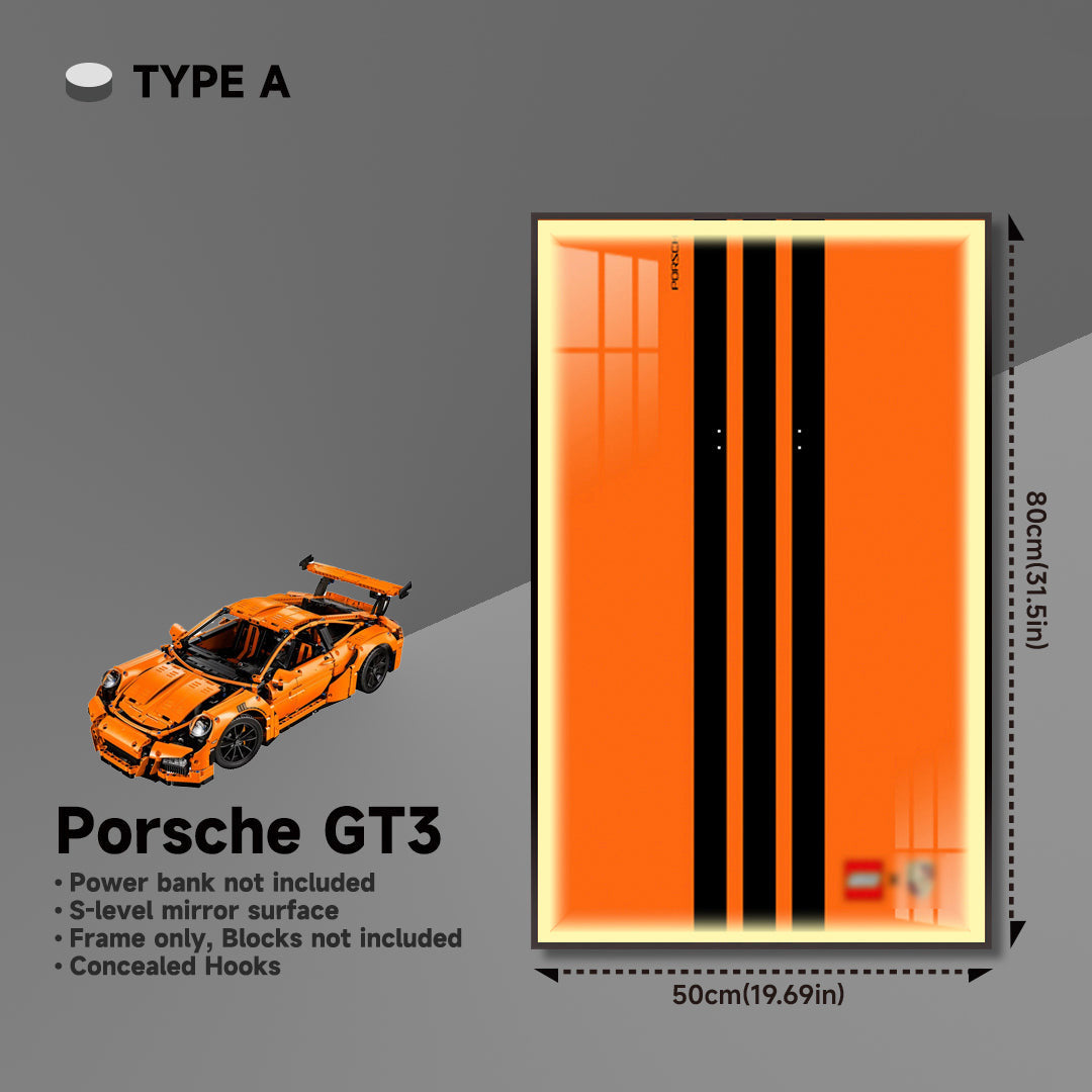 lego-Premium Wall Mount Display Frame for LEGO® Technic™ Porsche 911 GT3 RS 42056-collectors-uk