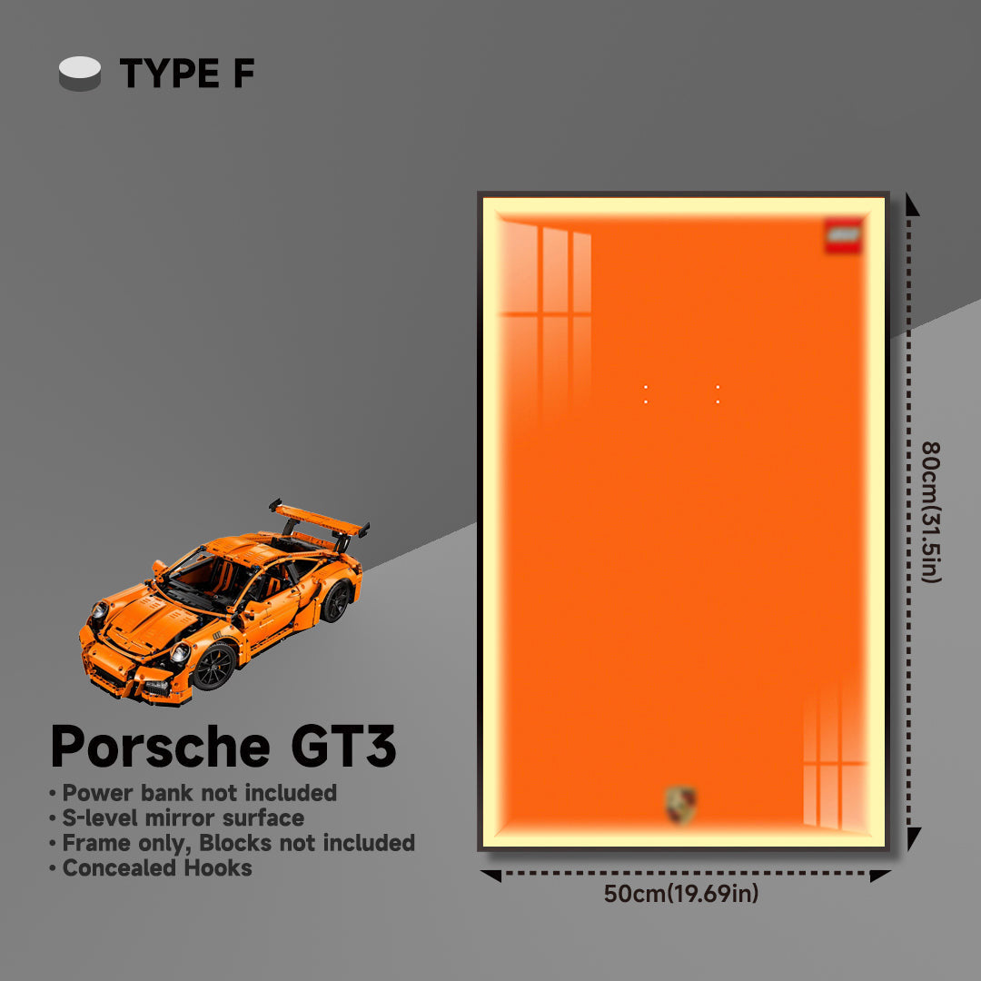 lego-Premium Wall Mount Display Frame for LEGO® Technic™ Porsche 911 GT3 RS 42056-collectors-uk
