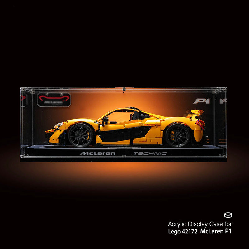 lego-Ultra-Clear Acrylic Display Case Set for LEGO® Technic Supercars-collectors-uk