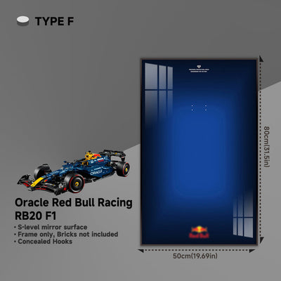 lego-Wall Display Frame for LEGO® 42206 Red Bull RB20-collectors-uk
