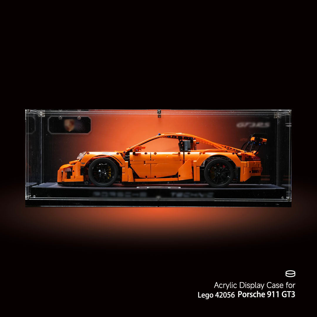 lego-Ultra-Clear Acrylic Display Case Set for LEGO® Technic Supercars-collectors-uk