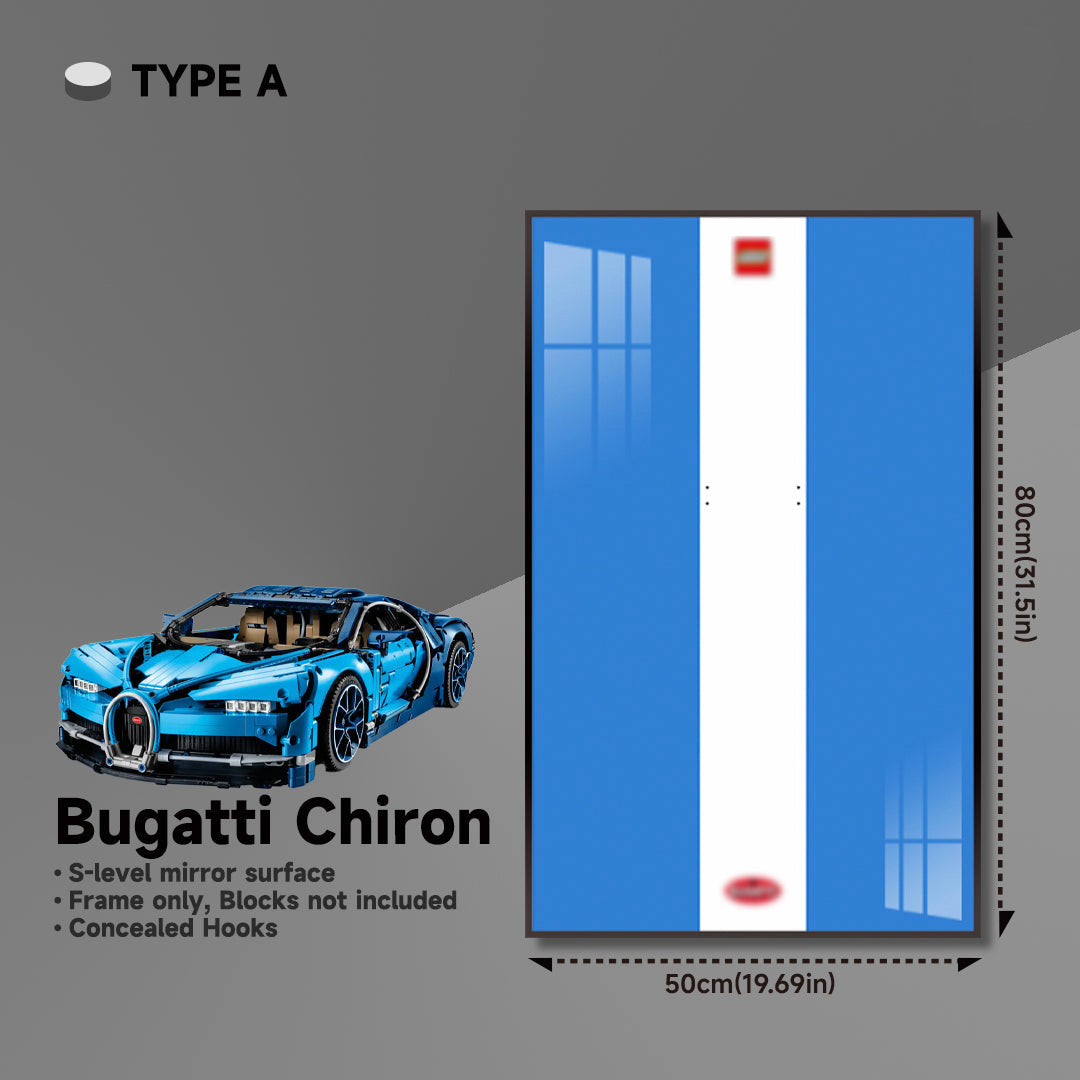 lego-Premium Wall Display Frame for LEGO® 42083 Bugatti Chiron-collectors-uk