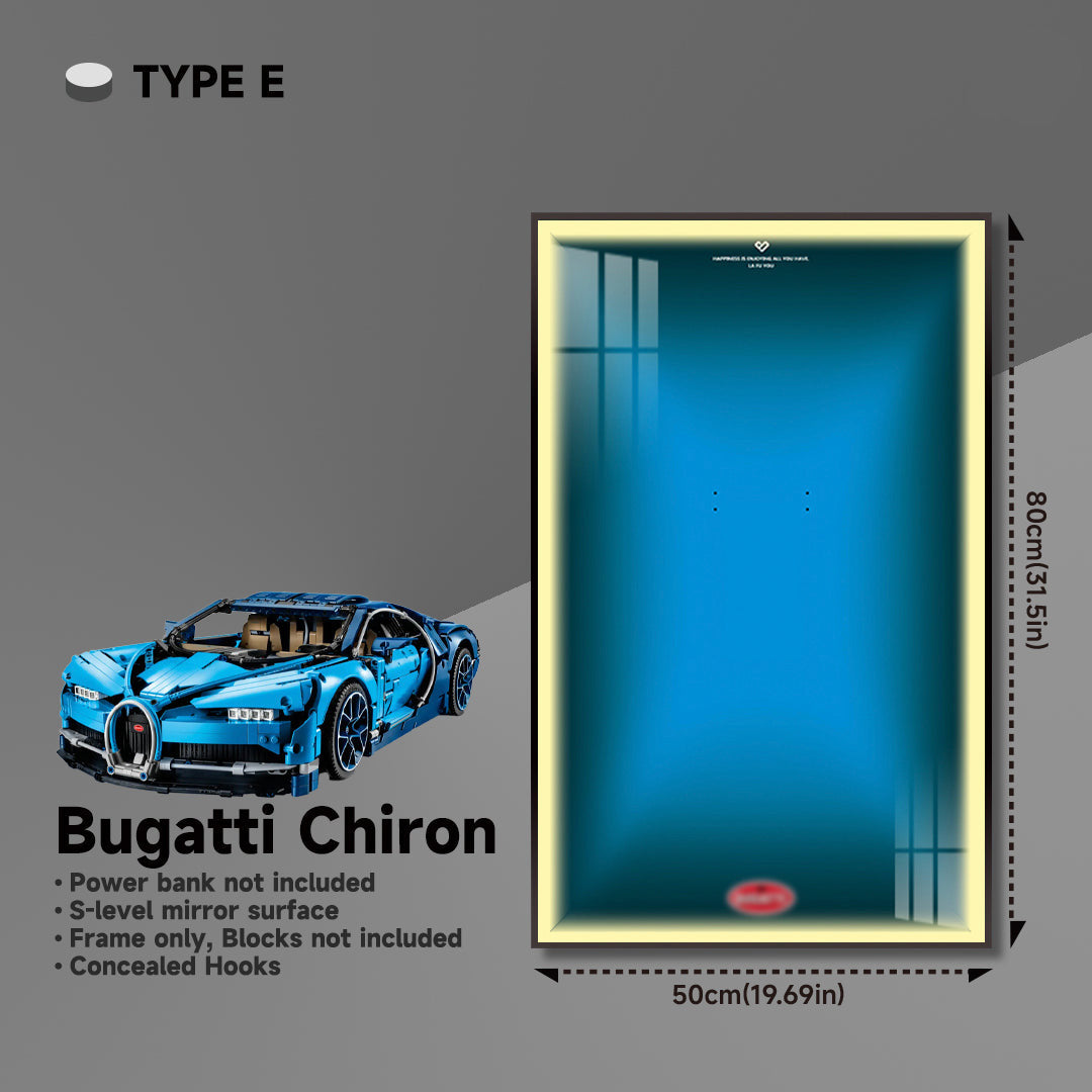 lego-Premium Wall Display Frame for LEGO® 42083 Bugatti Chiron-collectors-uk