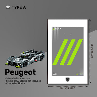 lego-Display Frame for Lego Peugeot 42156-collectors-uk