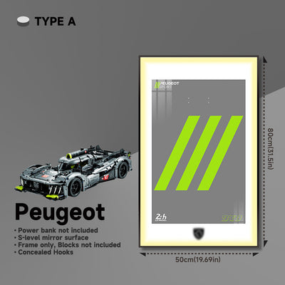 lego-Display Frame for Lego Peugeot 42156-collectors-uk