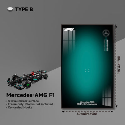 lego-Premium Wall Display for LEGO® Mercedes-AMG F1-collectors-uk