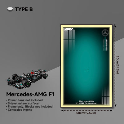 lego-Premium Wall Display for LEGO® Mercedes-AMG F1-collectors-uk