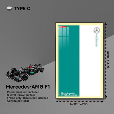 lego-Premium Wall Display for LEGO® Mercedes-AMG F1-collectors-uk