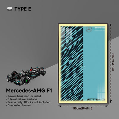 lego-Premium Wall Display for LEGO® Mercedes-AMG F1-collectors-uk