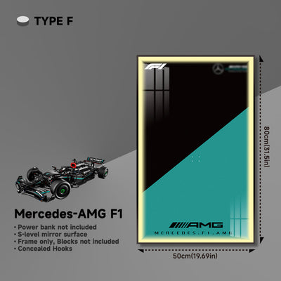 lego-Premium Wall Display for LEGO® Mercedes-AMG F1-collectors-uk
