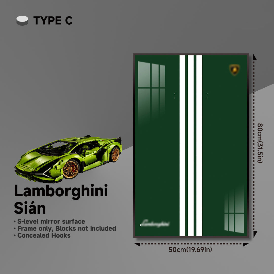 lego-Premium Wall Mount Display Frame for LEGO® Technic™ Lamborghini Sian 42115-collectors-uk