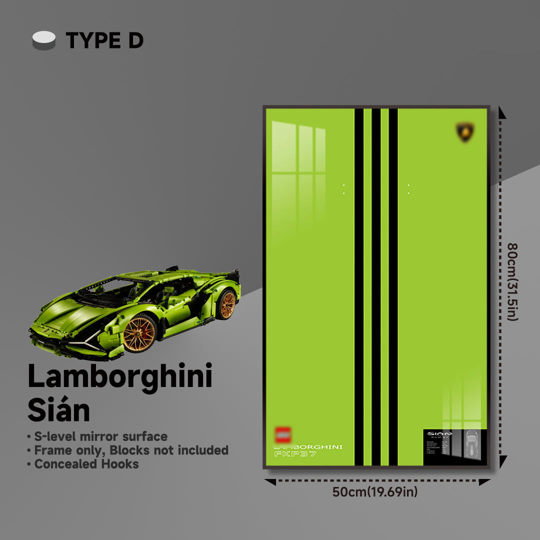 lego-Premium Wall Mount Display Frame for LEGO® Technic™ Lamborghini Sian 42115-collectors-uk