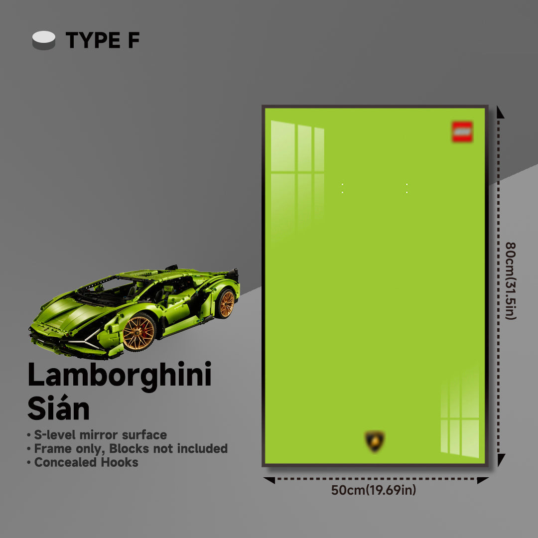 lego-Premium Wall Mount Display Frame for LEGO® Technic™ Lamborghini Sian 42115-collectors-uk