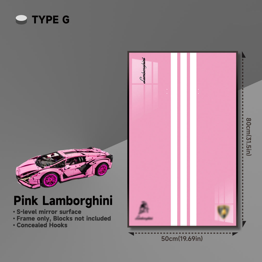 lego-Premium Wall Mount Display Frame for LEGO® Technic™ Lamborghini Sian 42115-collectors-uk