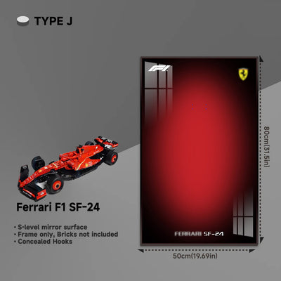 lego-Premium Acrylic Wall Display Frame for LEGO® Ferrari F1 SF-24-collectors-uk