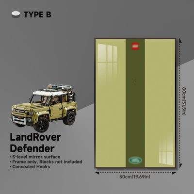 lego-Wall Display Frame for Lego 42110 Land Rover Defender-collectors-uk