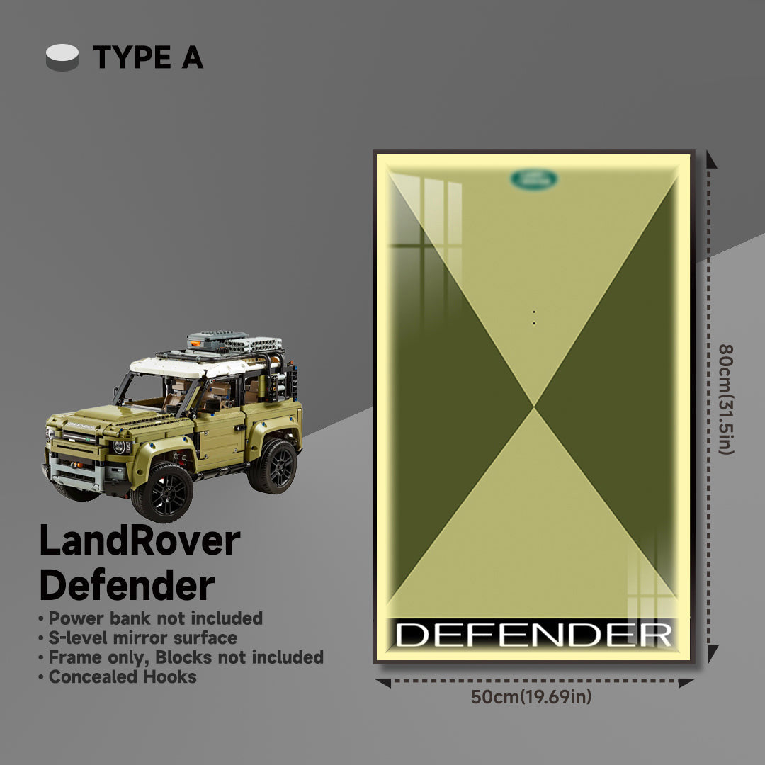 lego-Wall Display Frame for Lego 42110 Land Rover Defender-collectors-uk