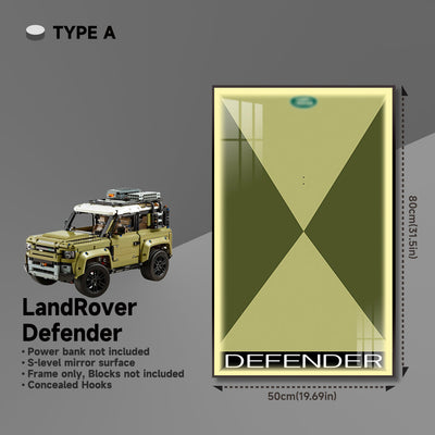lego-Wall Display Frame for Lego 42110 Land Rover Defender-collectors-uk
