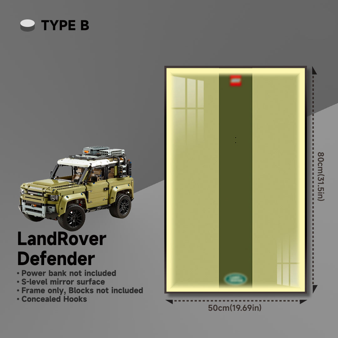 lego-Wall Display Frame for Lego 42110 Land Rover Defender-collectors-uk