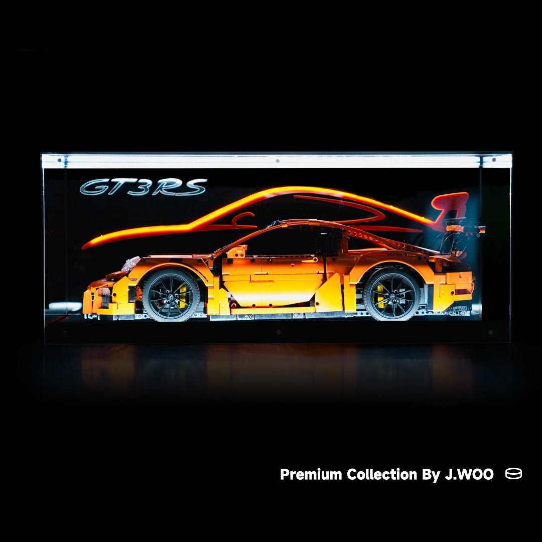 Acrylic Display Case for LEGO® 42056 Porsche 911 GT3 RS - brickzonehub