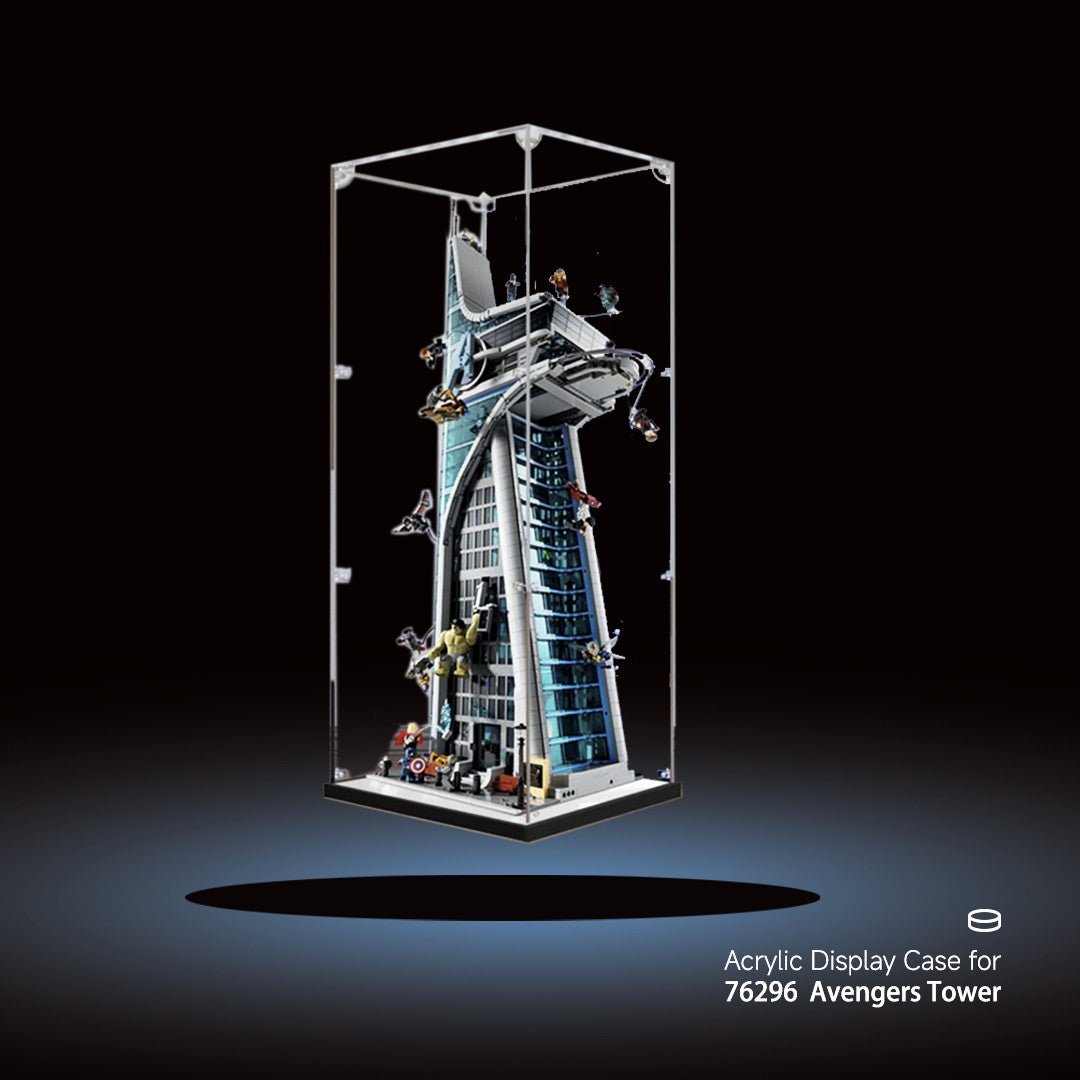 Acrylic Display Case for LEGO® 76296 Avengers Tower - brickzonehub